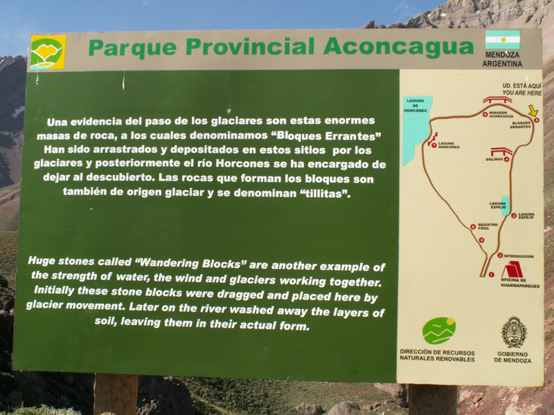 <i><H4>Le Parc Provincial de lAconcagua est lun des trois parcs de haute montagne de Mendoza,  ct de celui du Volcn Tupungato et de la Laguna del Diamante </i>